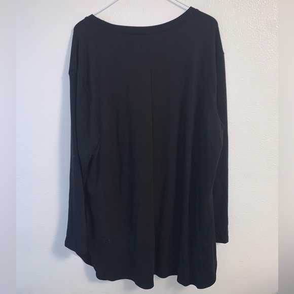 Black Terra & Sky Tunic Shirt Size 1X - Picture 2 of 7